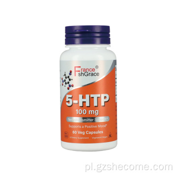 5-HTP 100 mg wzmacnia spokojną relaksującą kapsułkę nastroju